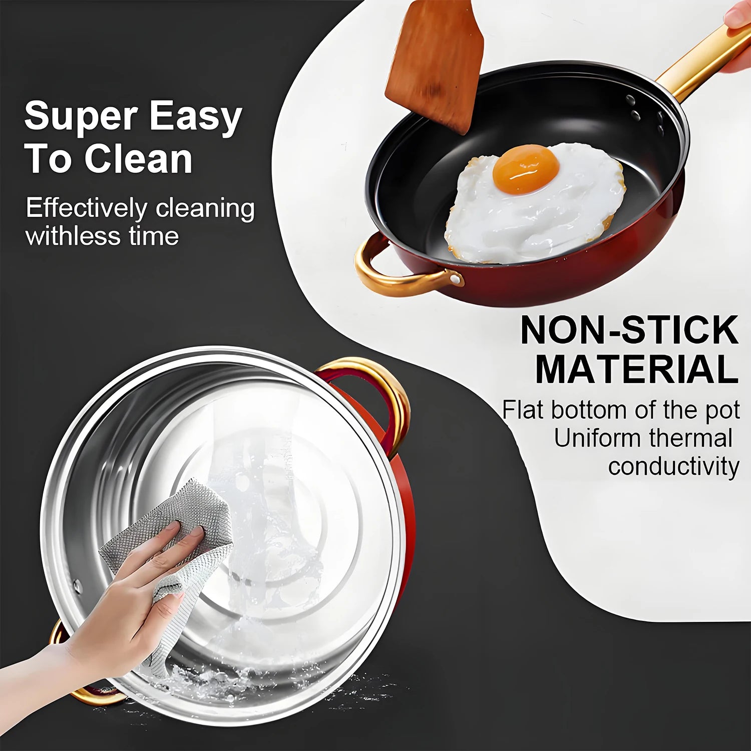 12-Piece Stainless Steel Cookware Set