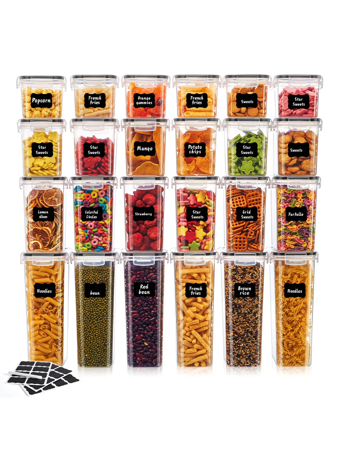 Sealed Storage Box Set with Stickers