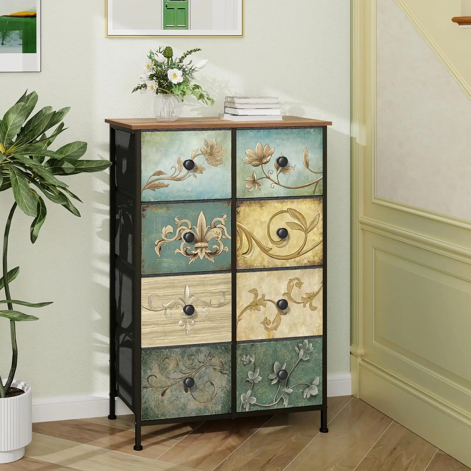 8 Drawer Retro Storage Dresser