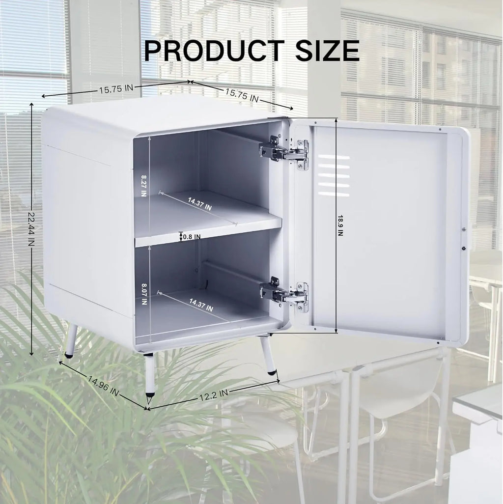 Metal File Cabinet W/ Ventilated Door