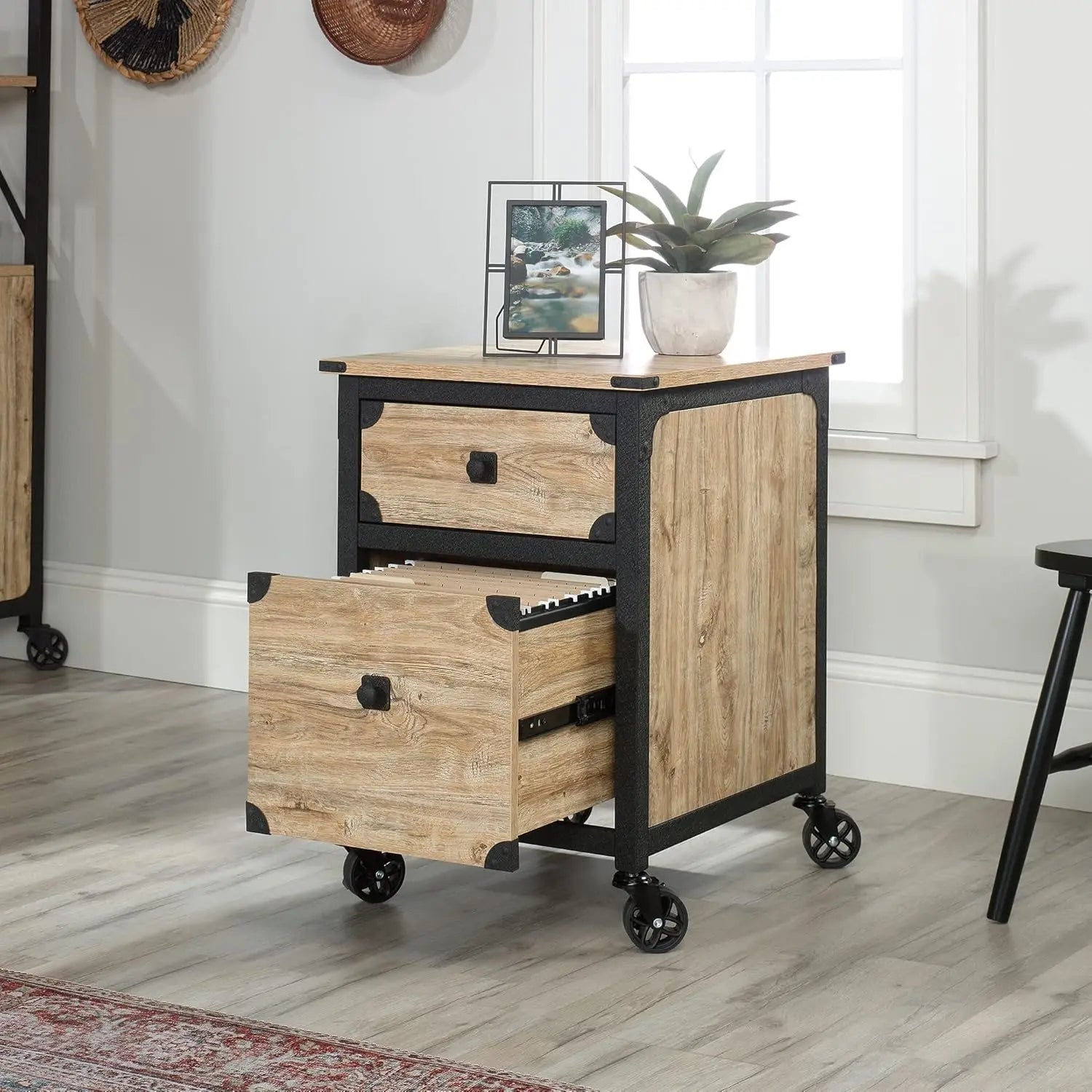 Wood File Cabinet
