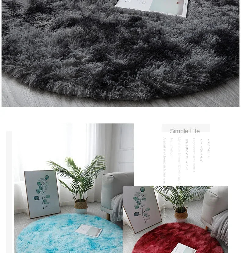 Super Soft Plush Round Rug