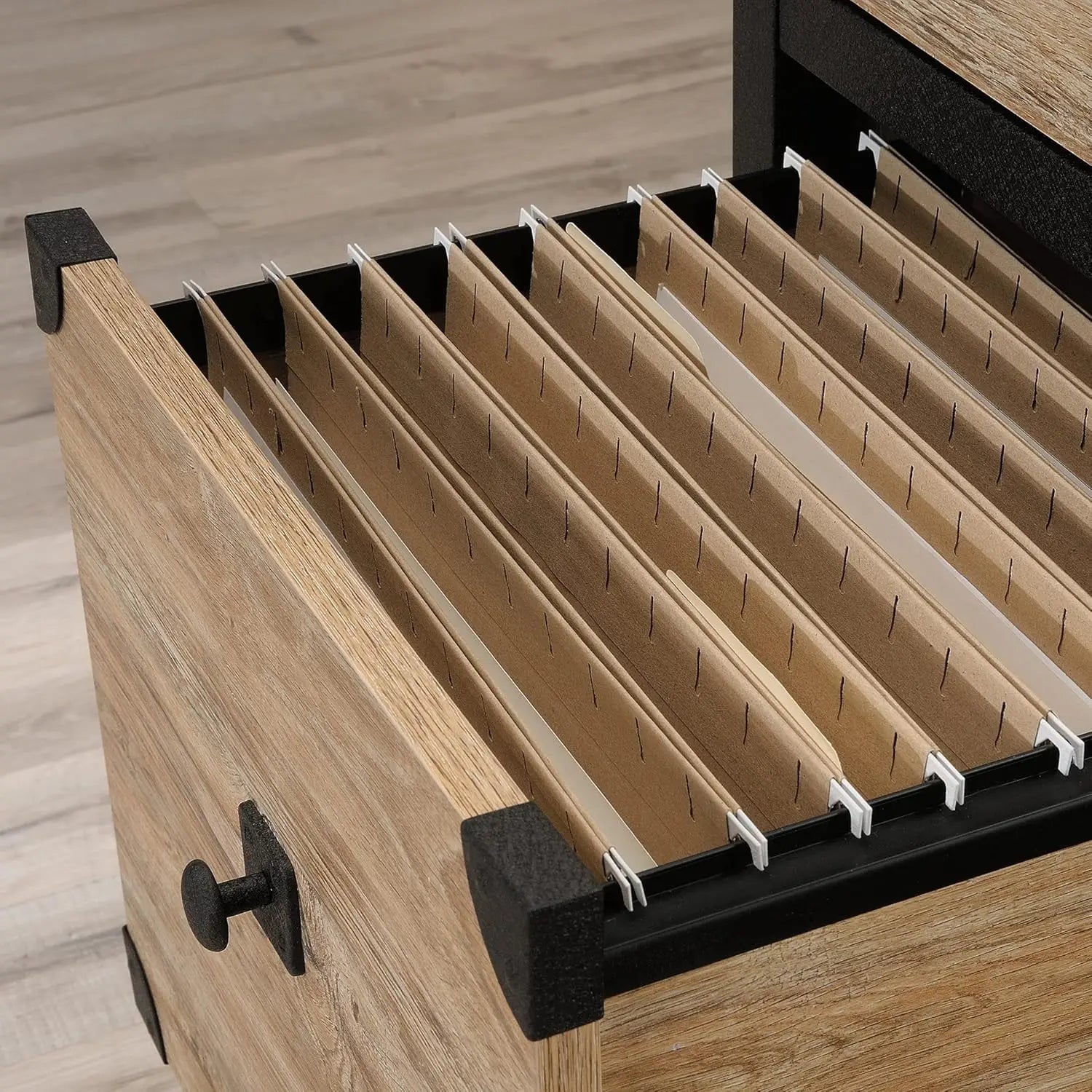 Wood File Cabinet