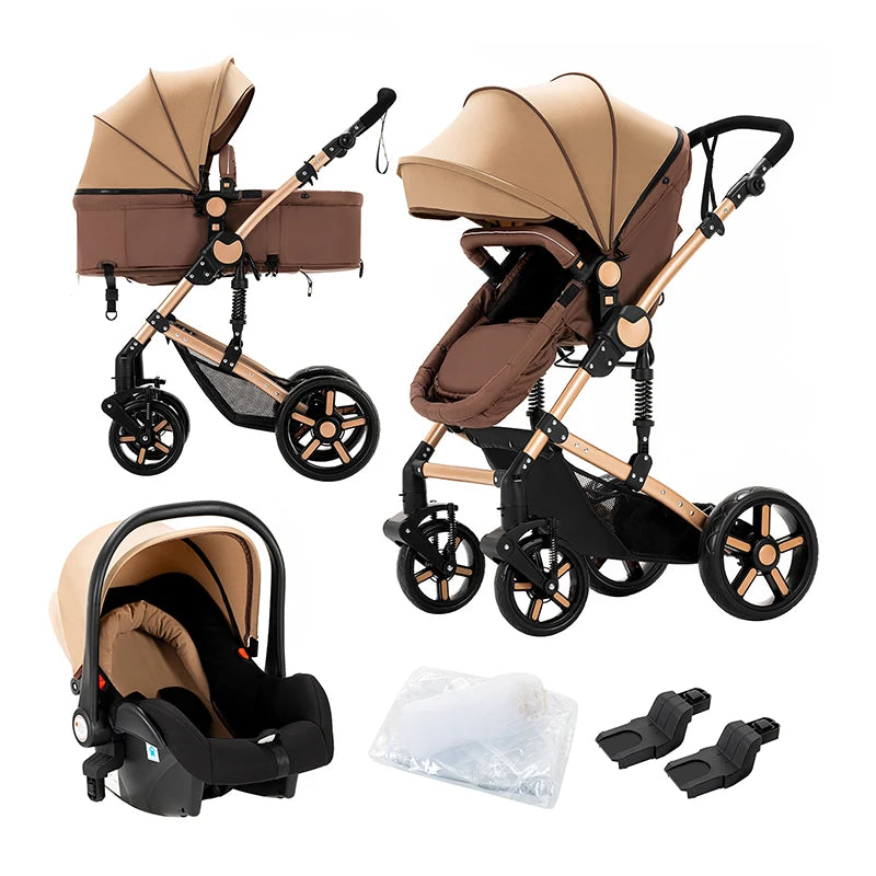 Lightweight Folding  3 in 1 Baby Cart