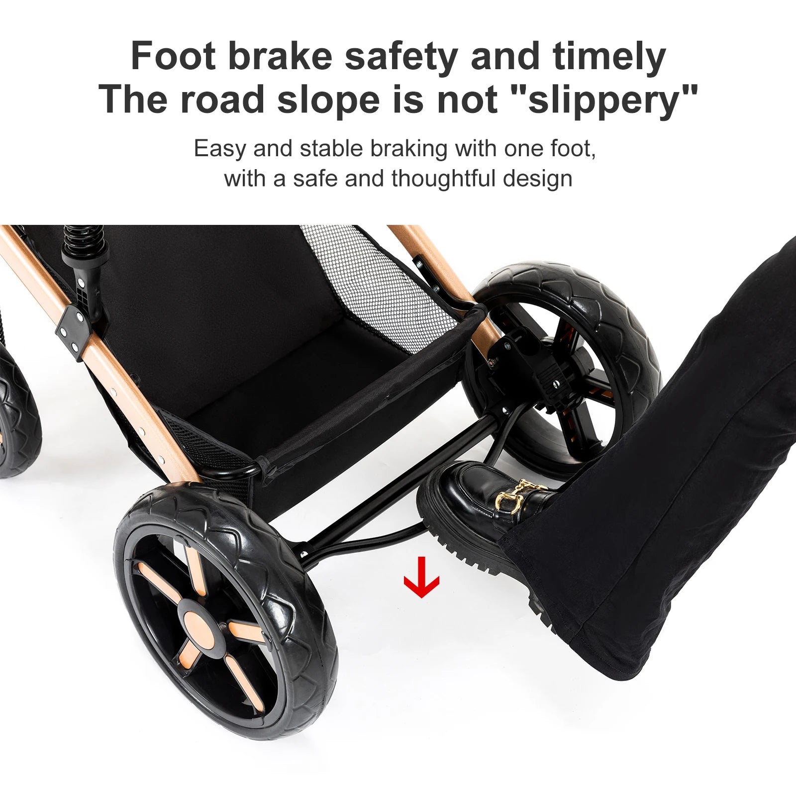 Lightweight Folding  3 in 1 Baby Cart