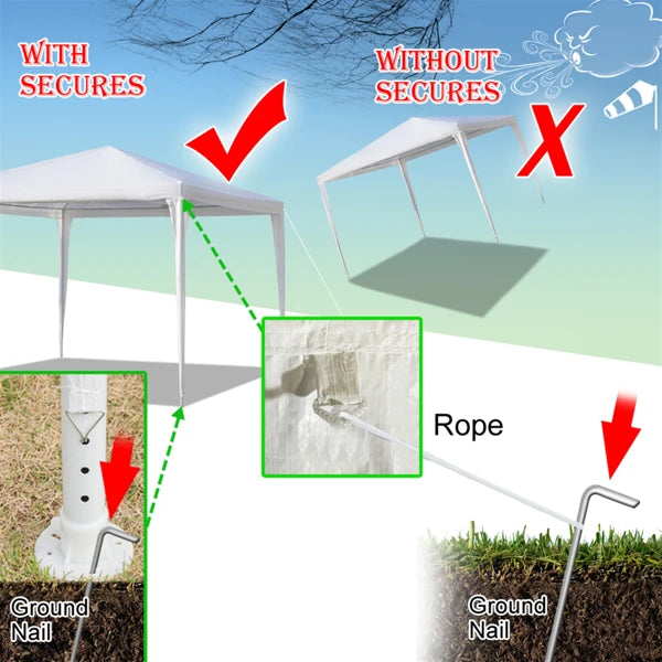 10 x 10ft Outdoor Gazebo Tent