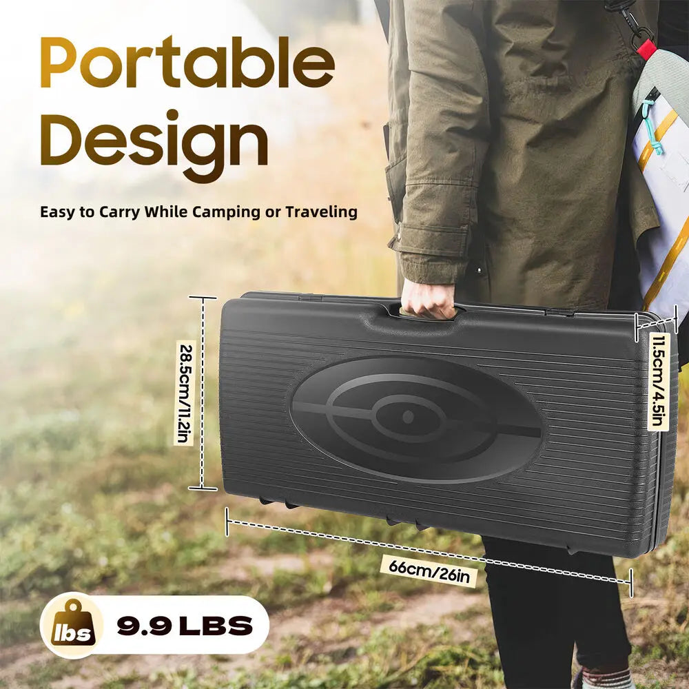 Portable Camping Stove W/Grill Tray