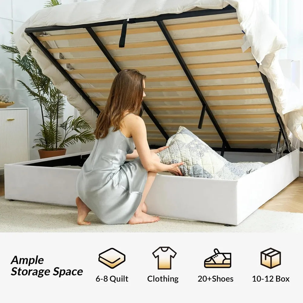 Lift Up Storage Queen Bed