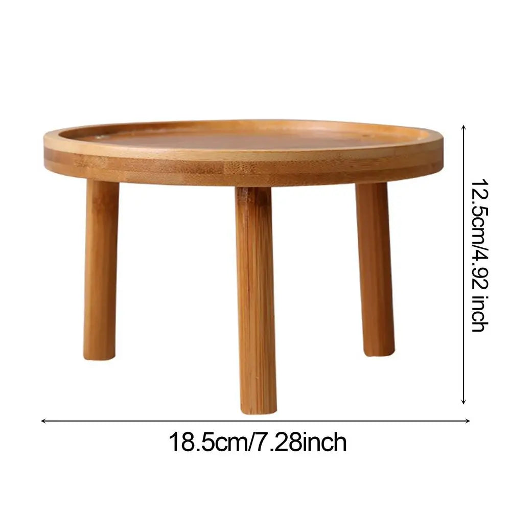 Multifunctional Wooden Stool Plant Holder