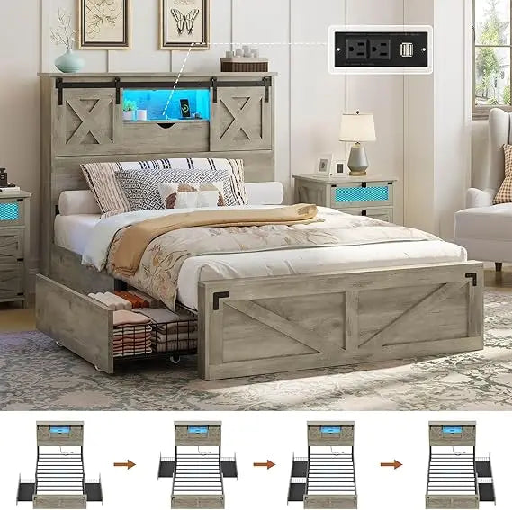 Farmhouse Twin Bed Frame