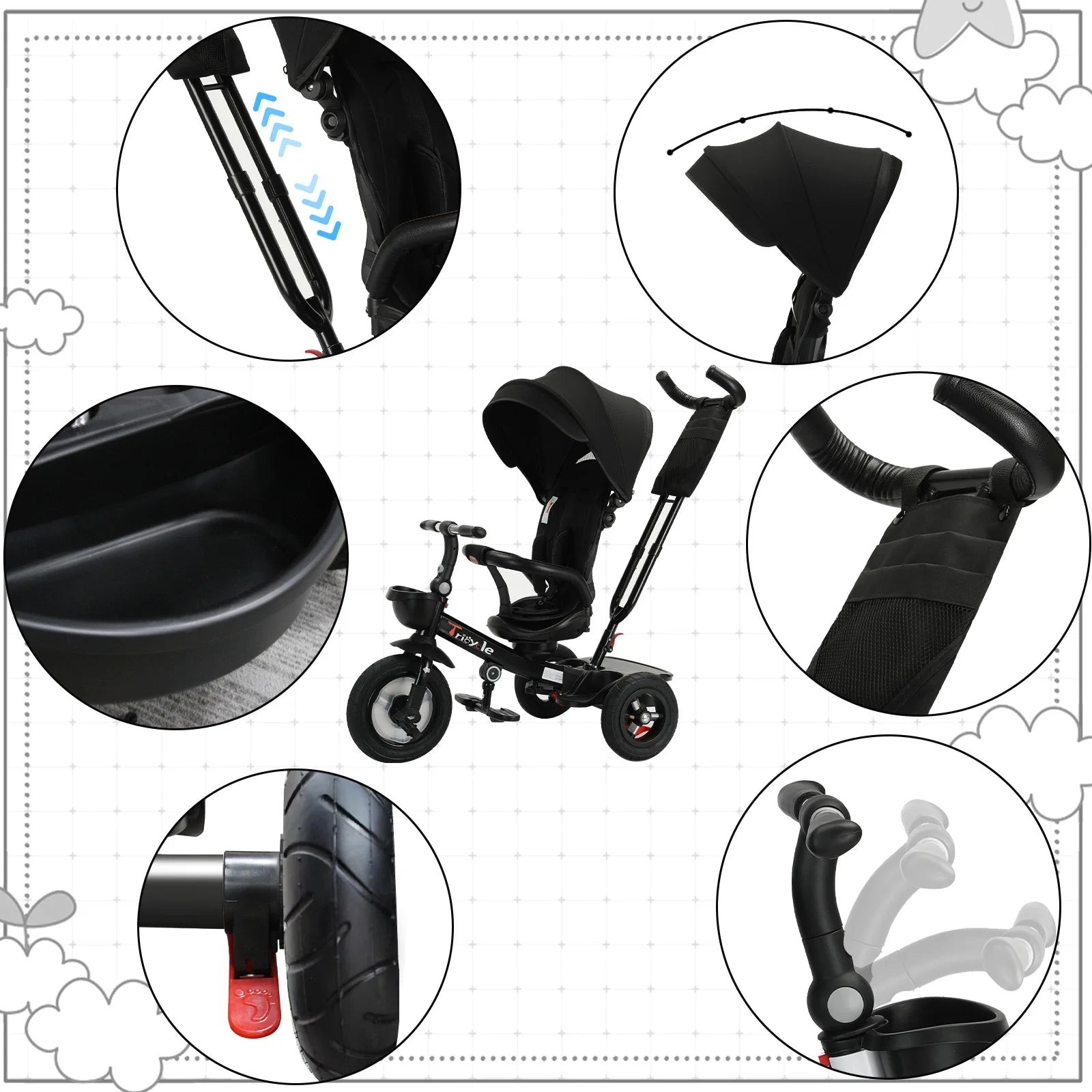 Baby Stroller Tricycle