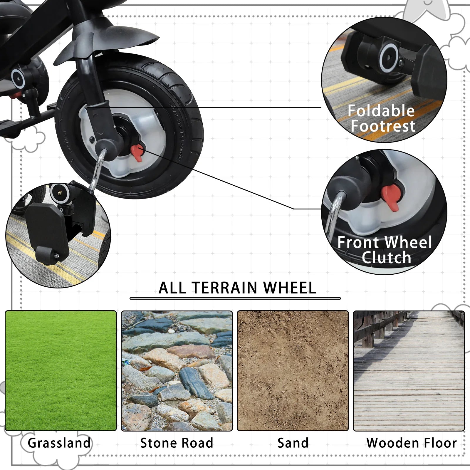 Baby Stroller Tricycle