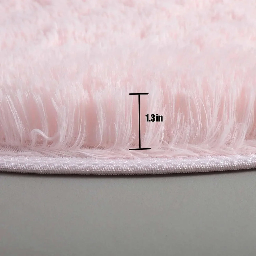 Super Soft Plush Round Rug