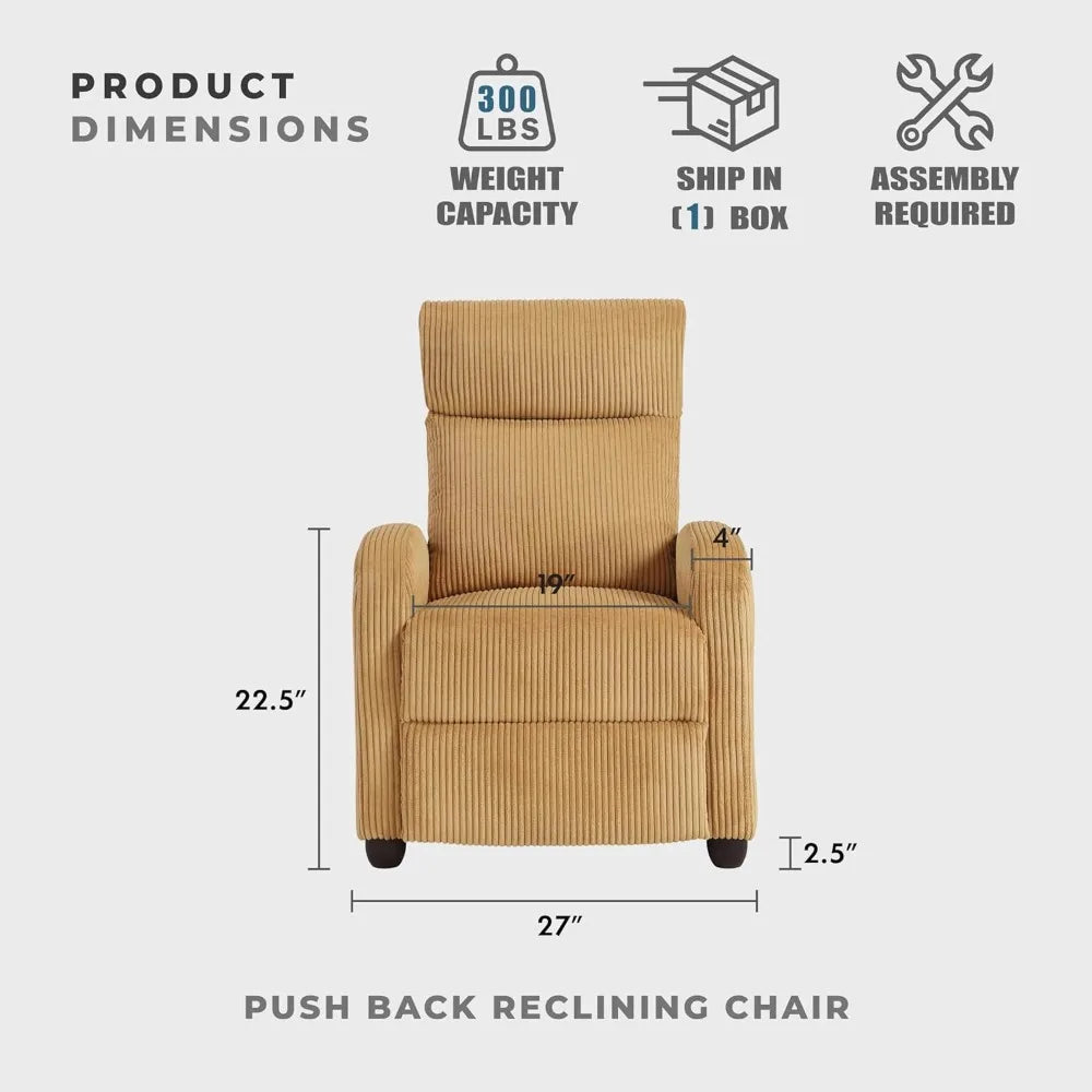 Push Back Recliner Chair