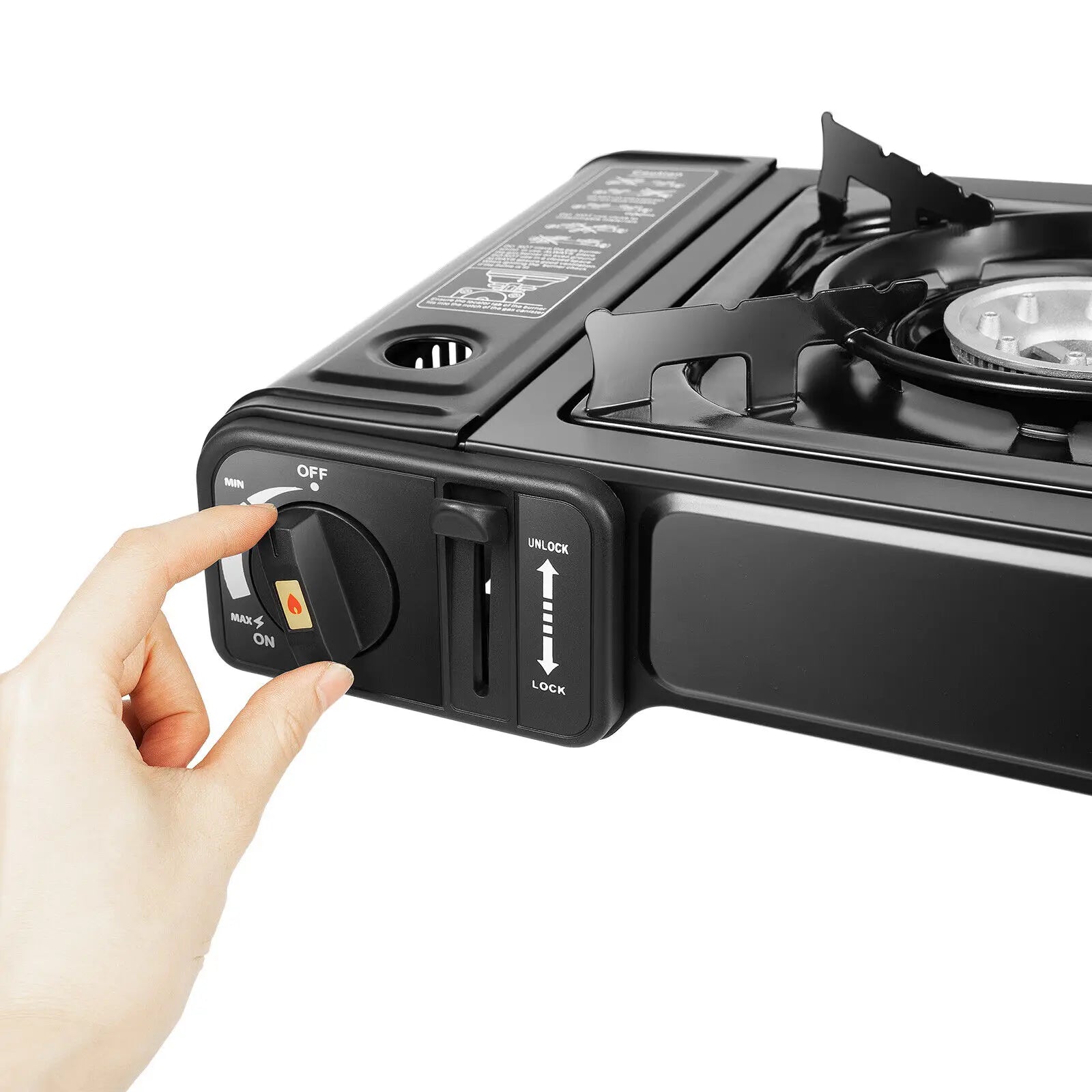 Portable Camping Stove W/Grill Tray