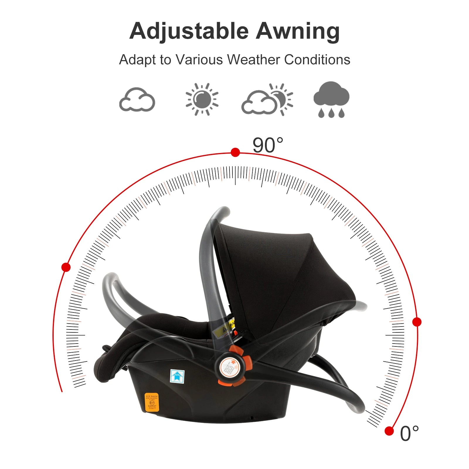 Lightweight Folding  3 in 1 Baby Cart