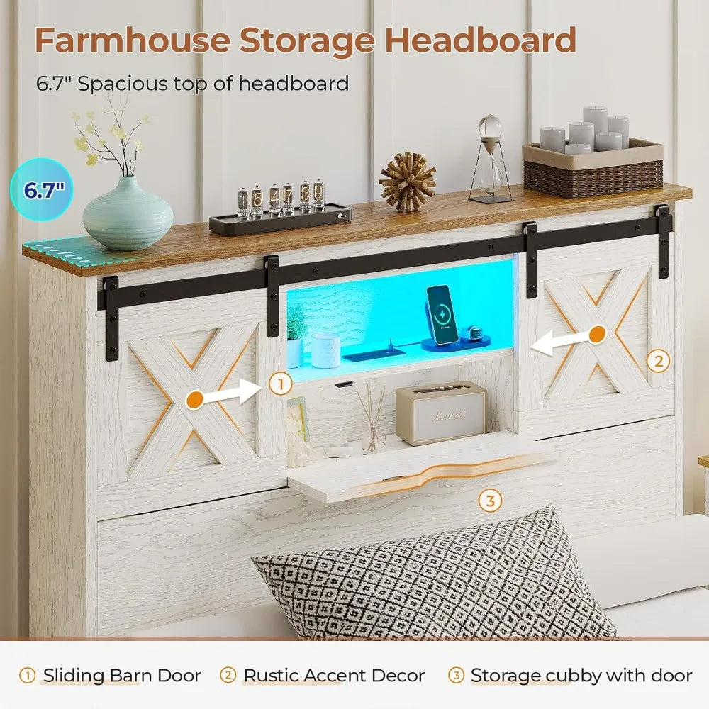 Farmhouse Twin Bed Frame