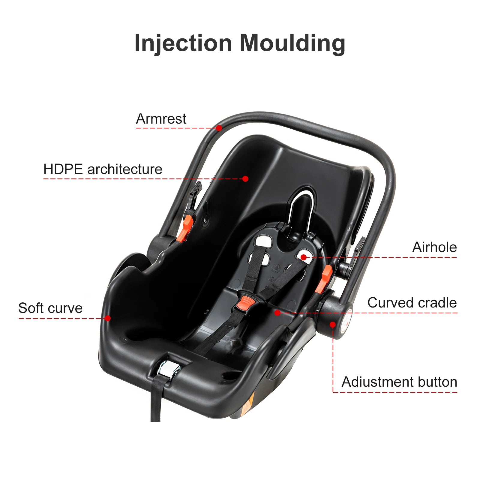 Lightweight Folding  3 in 1 Baby Cart