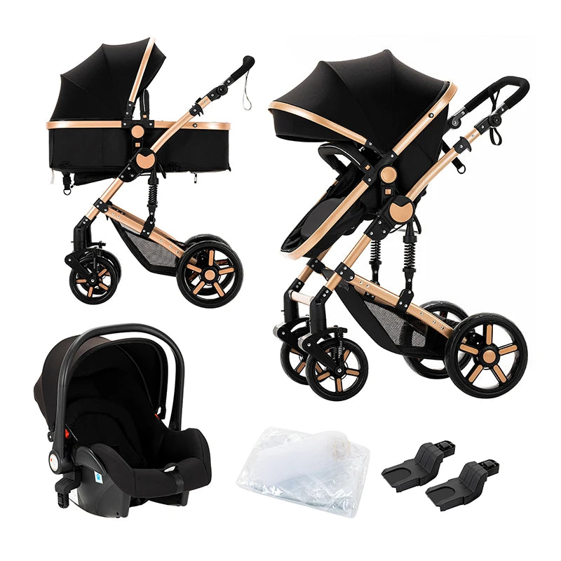 Lightweight Folding  3 in 1 Baby Cart