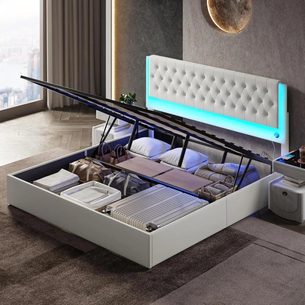 Lift Up Storage Queen Bed