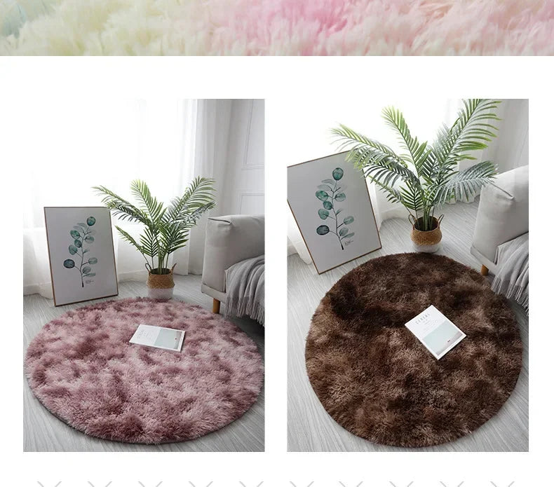 Super Soft Plush Round Rug