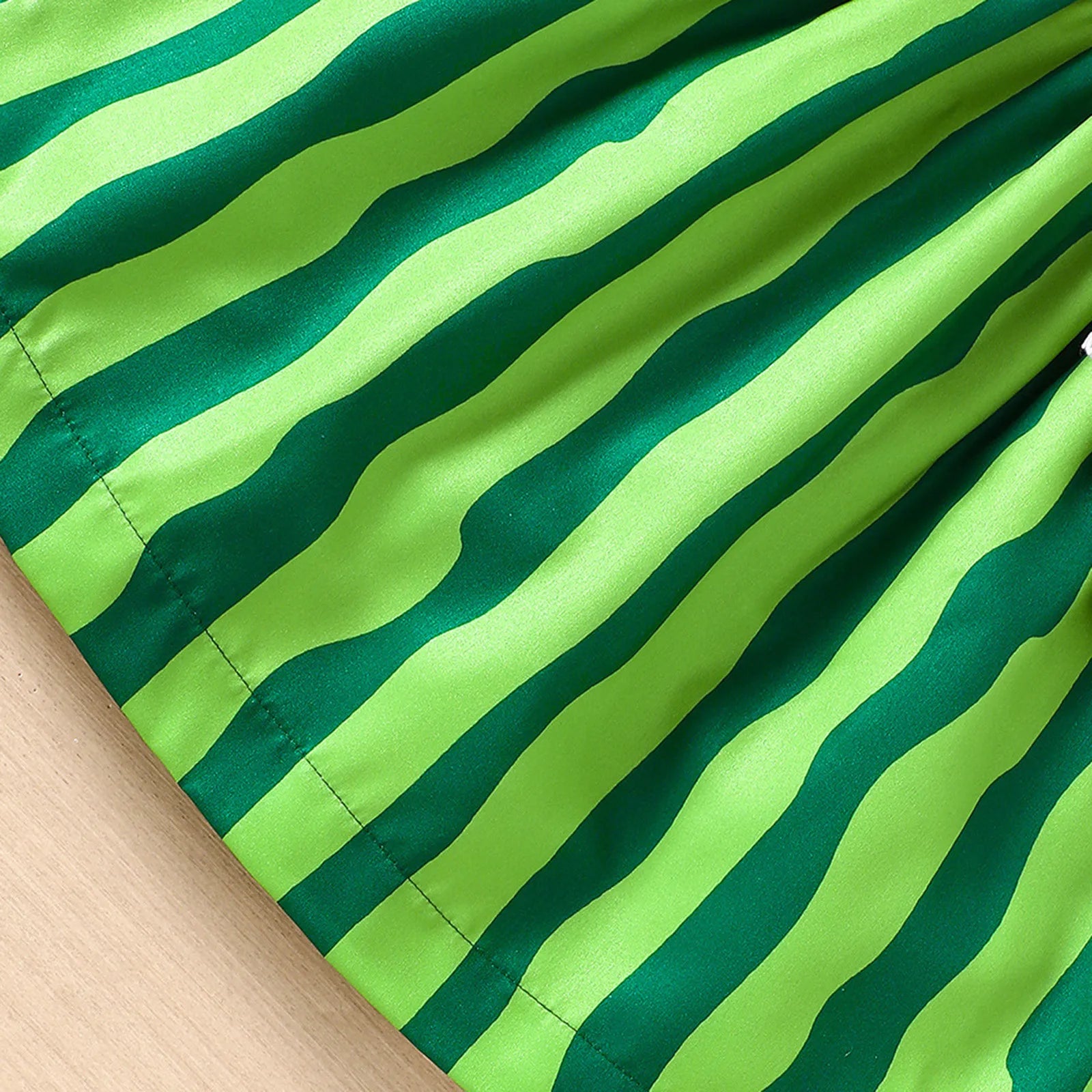 Girls Watermelon Print Dress and Bag Set