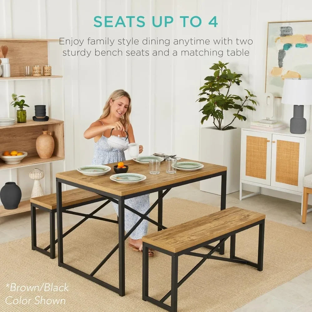 3-Piece Bench Style Furniture Set