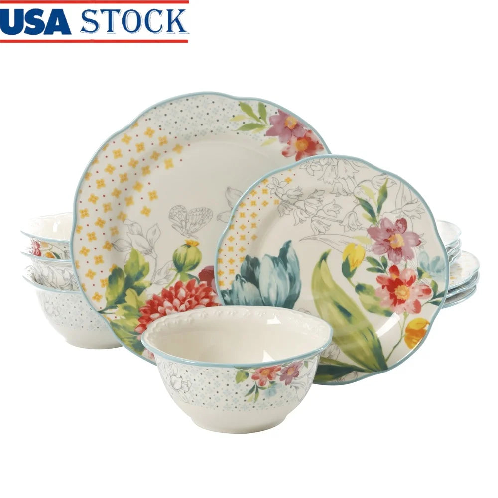12-Piece Dinnerware Set