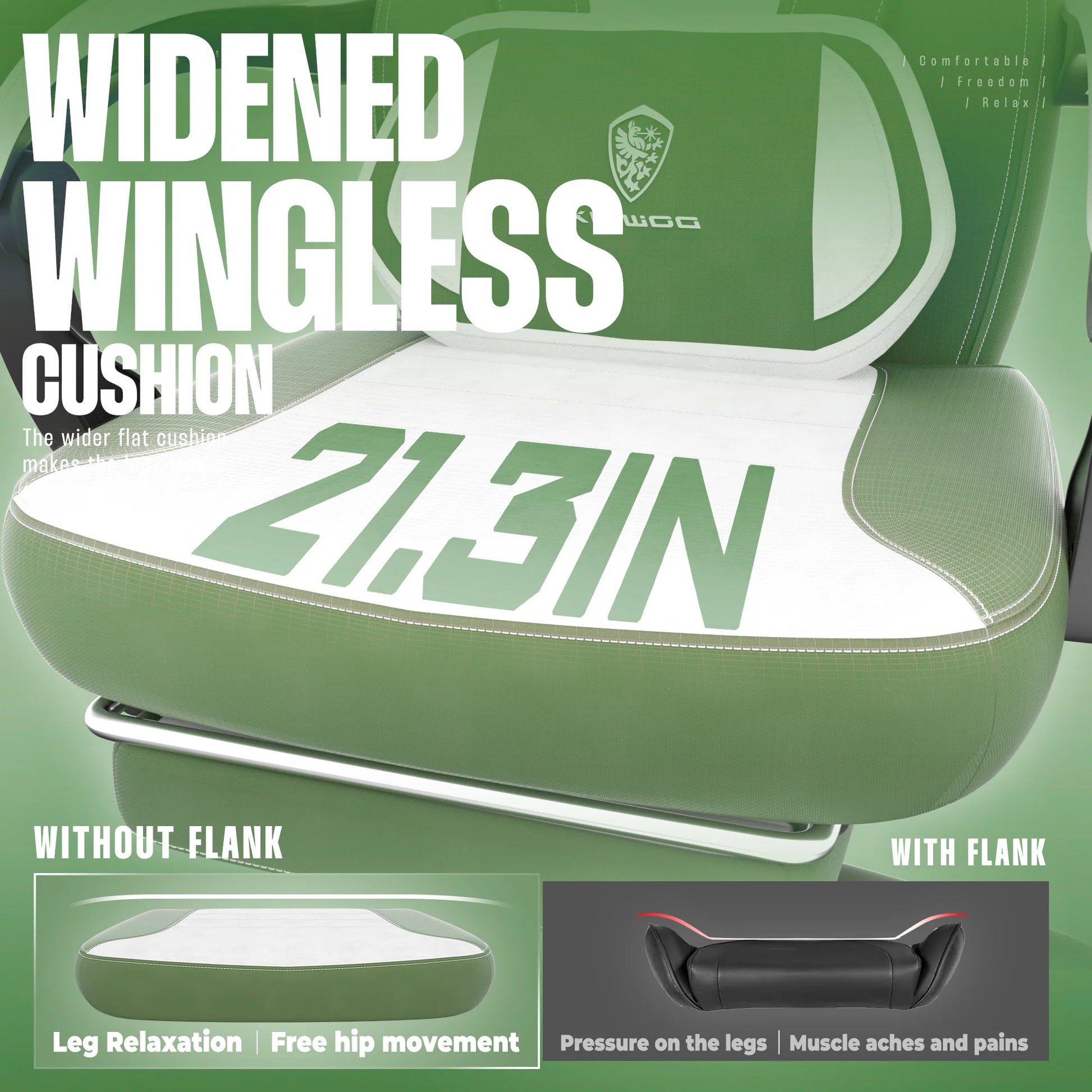 Gaming Chair with Footrest