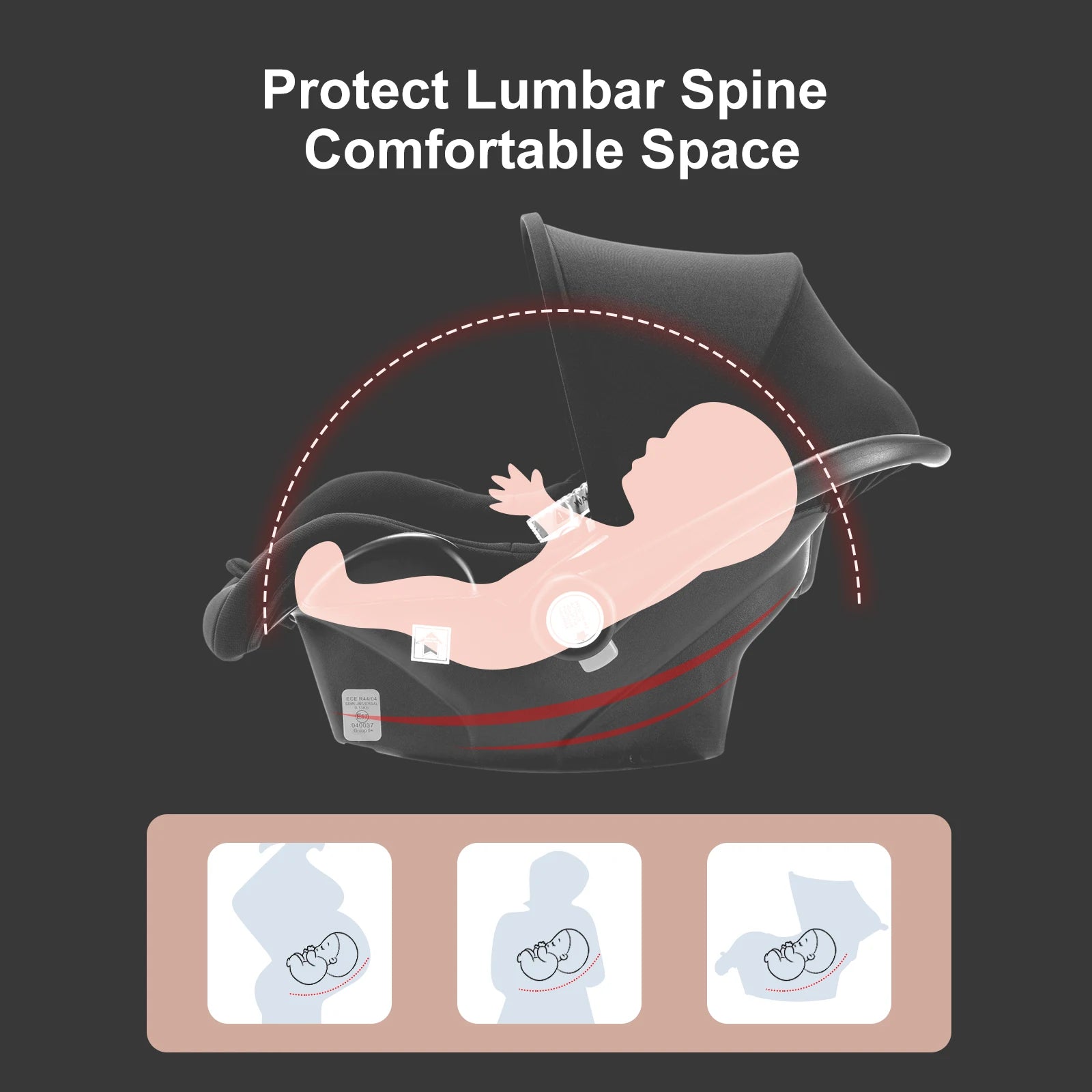 Lightweight Folding  3 in 1 Baby Cart