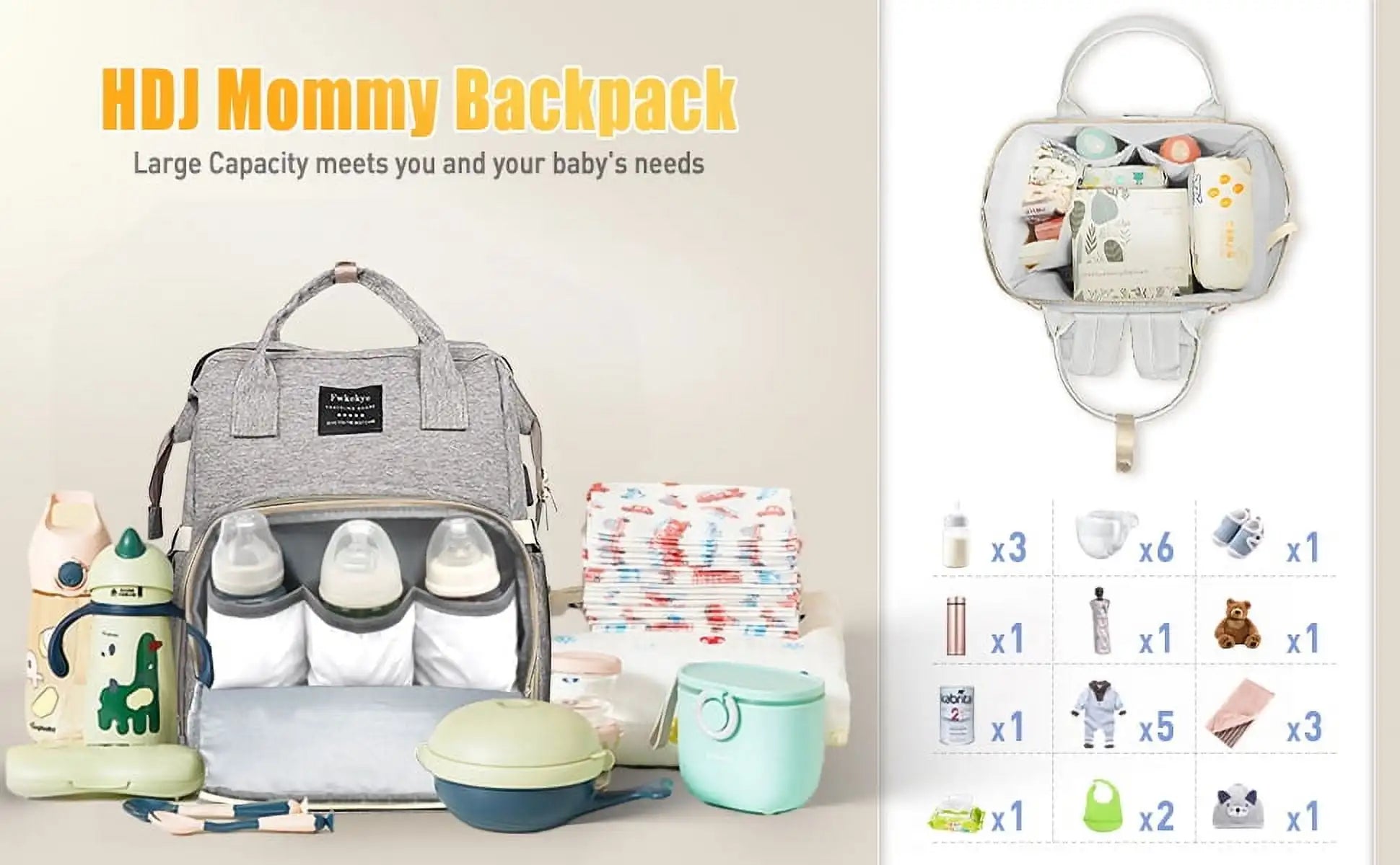 Outdoor Travel Diaper Bag Backpack