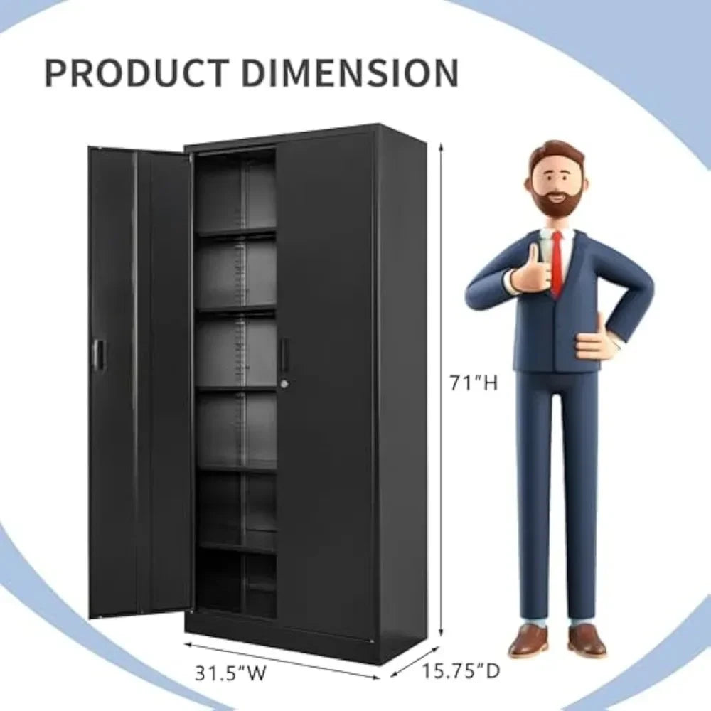 Metal Storage Cabinet with 2 Doors