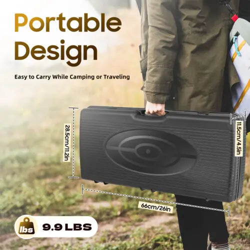 Portable Camping Stove W/Grill Tray