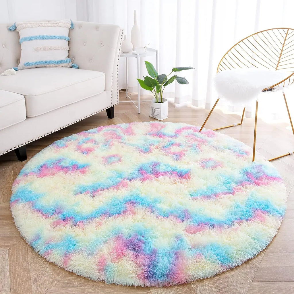 Round Plush Carpet