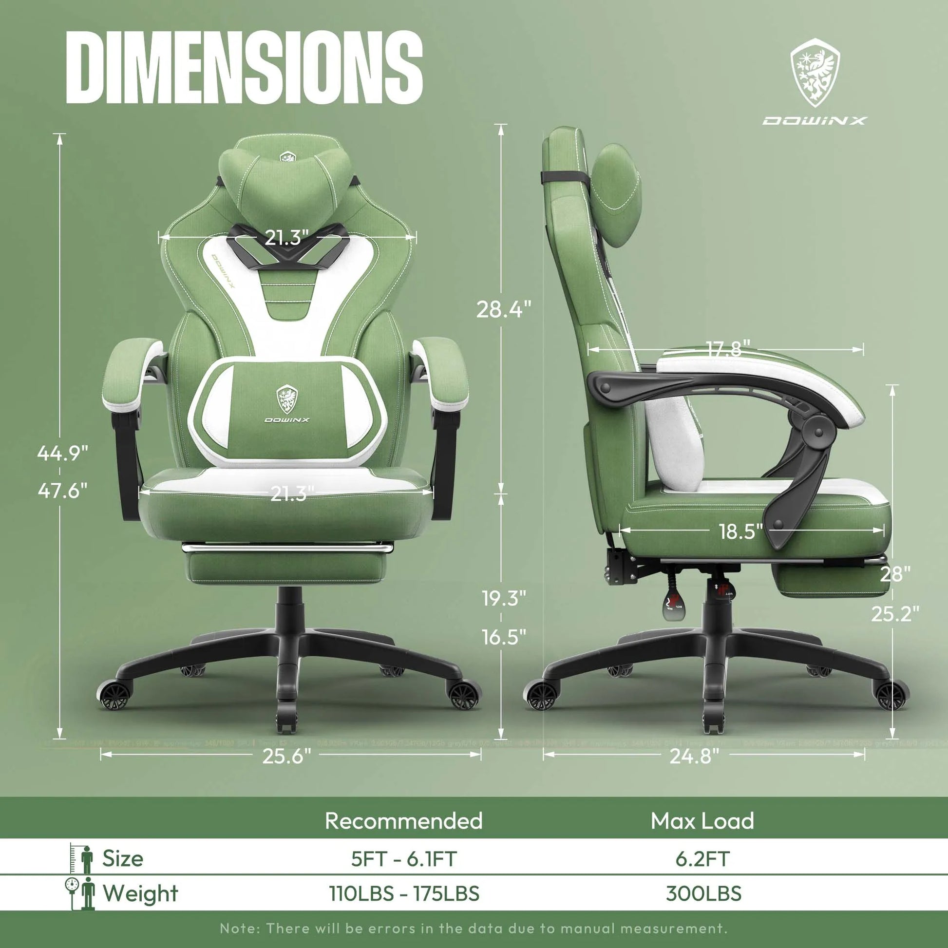 Gaming Chair with Footrest