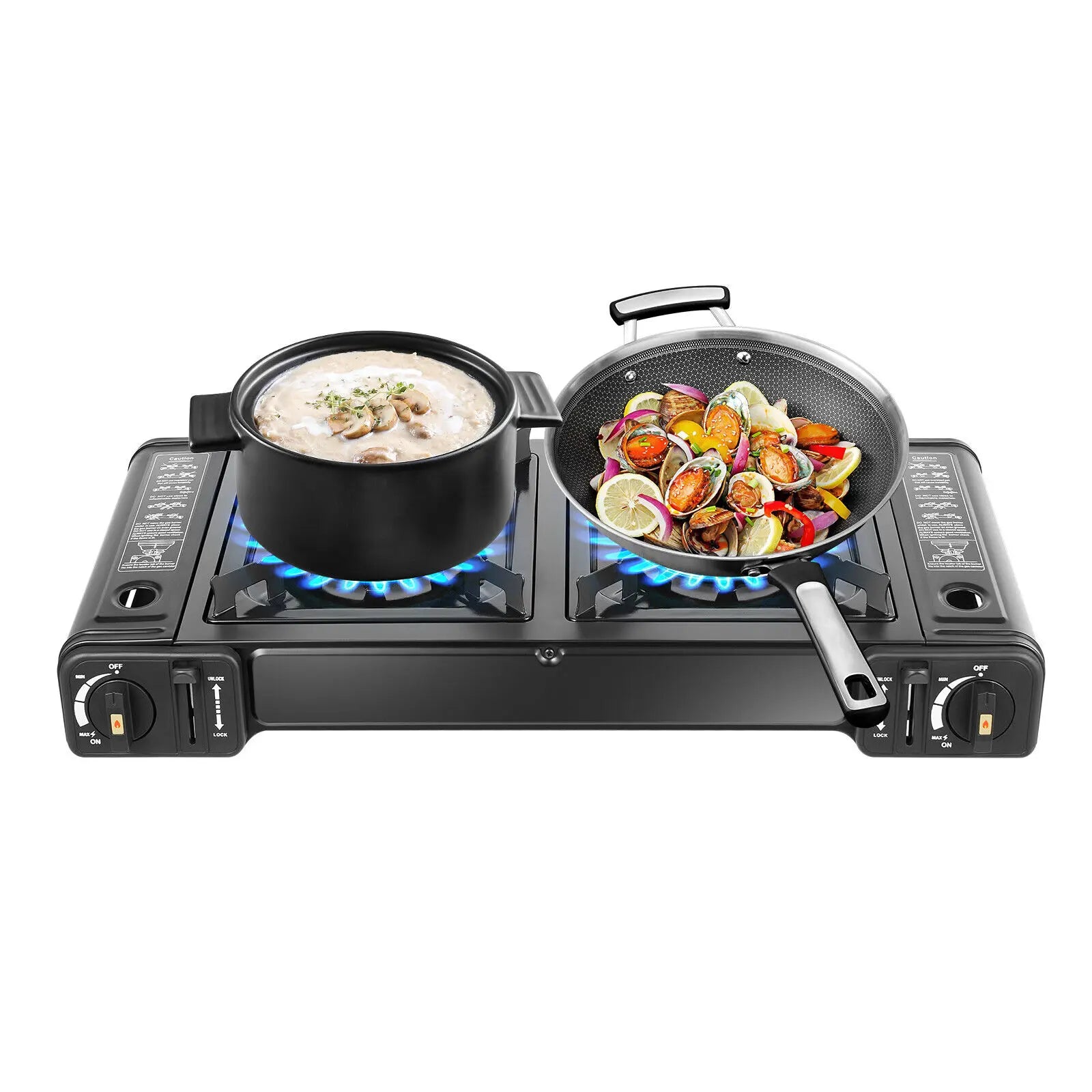 Portable Camping Stove W/Grill Tray