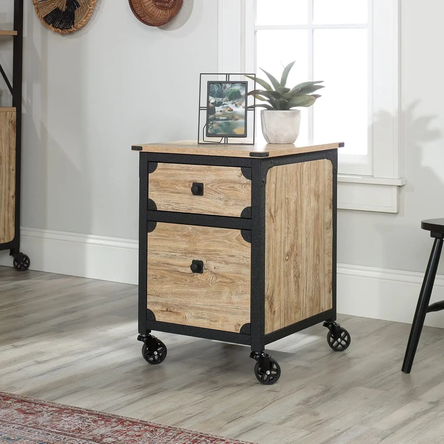 Wood File Cabinet